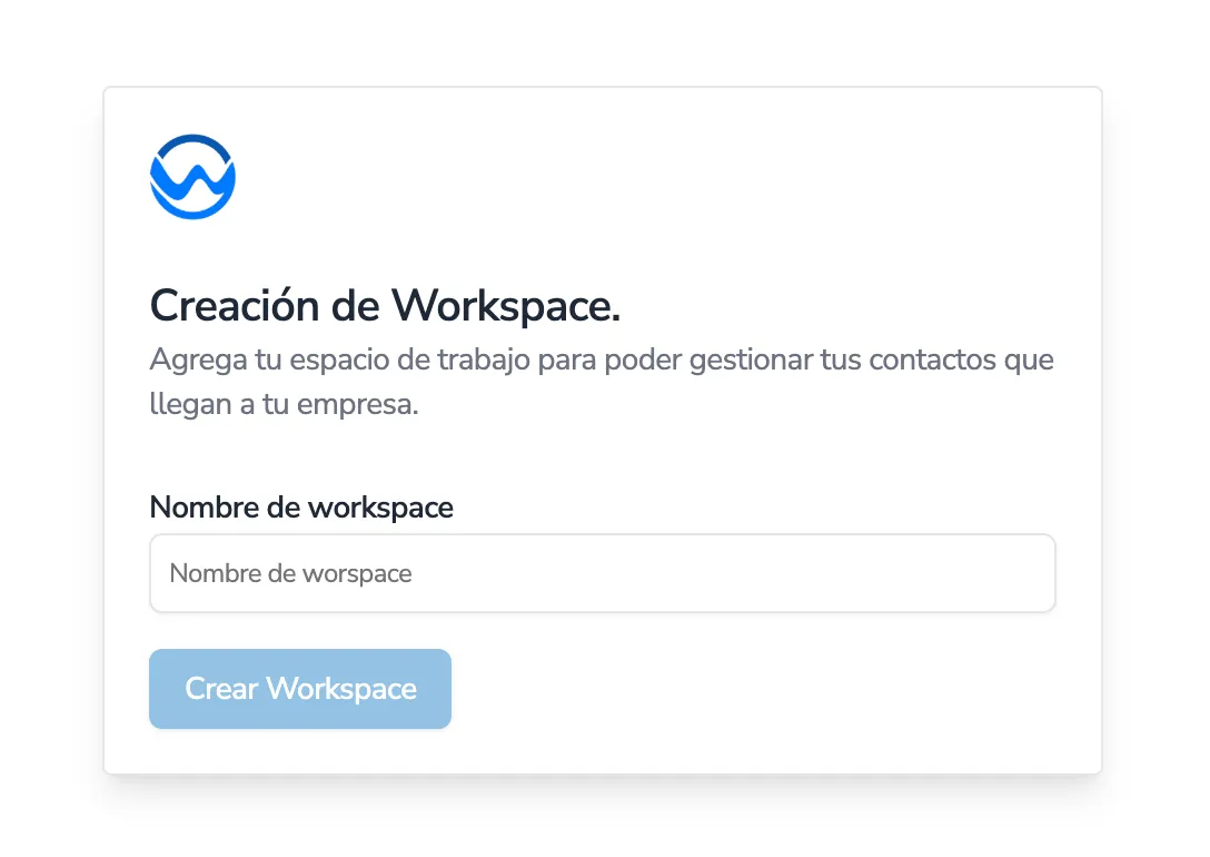 Creación de Workspace