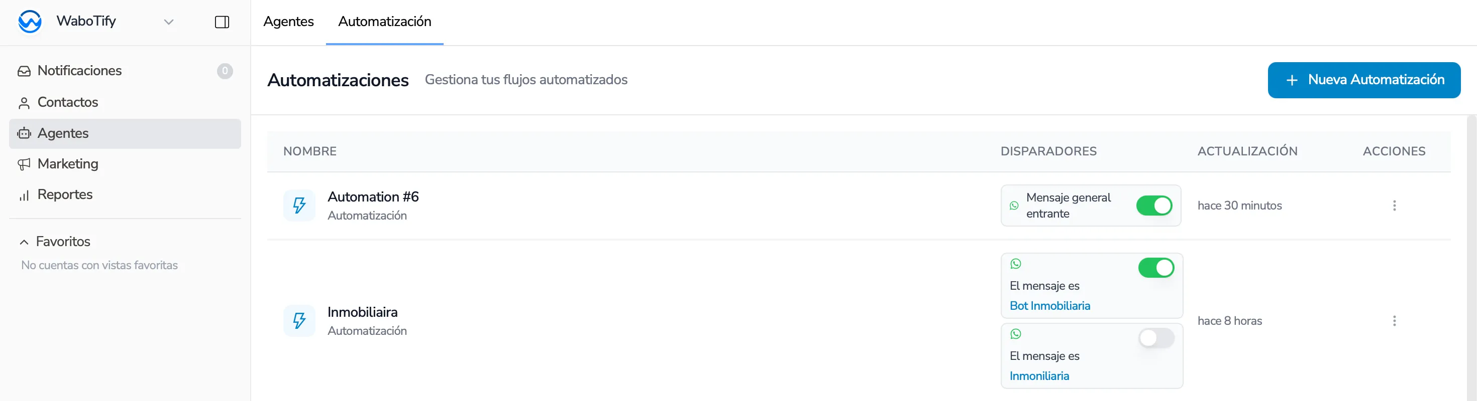 Configuración de Integraciones